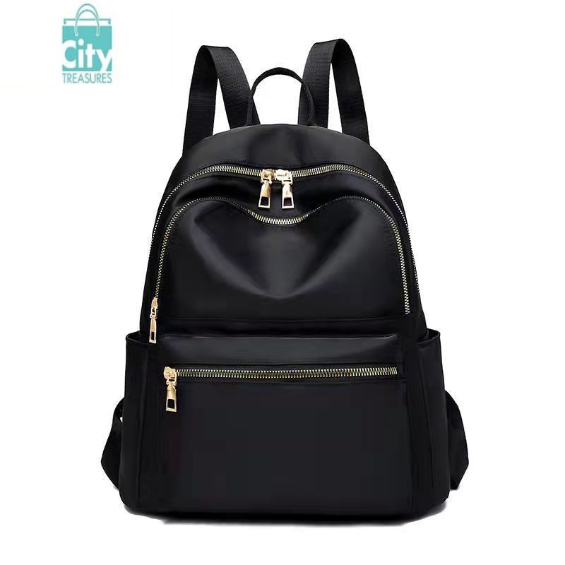 bangdou双肩包女休闲旅游女包大容量双肩背包女2022新款牛津布纯色