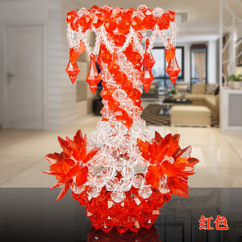 Diy手工串珠花瓶材料包吊坠ciaa六角饰品摆件亚克力客厅散珠编织吊坠花瓶 红色 材料包报价 参数 图片 视频 怎么样 问答 苏宁易购