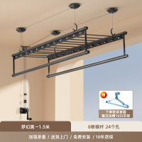 手摇晾衣架升降阳台双杆晾衣杆手动家用自动晒衣架凉衣架
