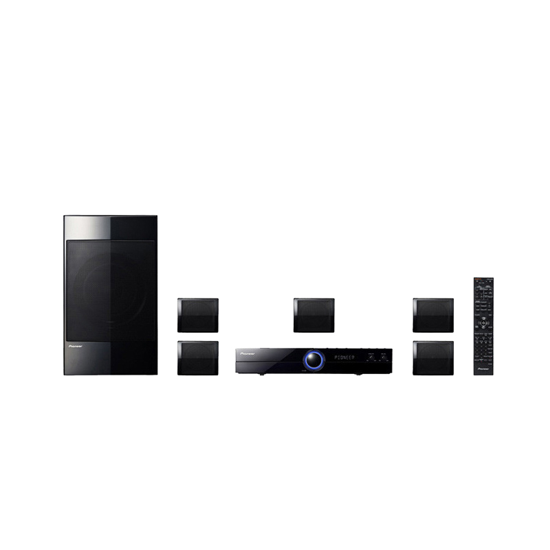 Pioneer/先锋HTZ-121DVD 卫星影院 迷你5.1声道 家用音响 套装家庭影院 七件套 功放与碟机一体式