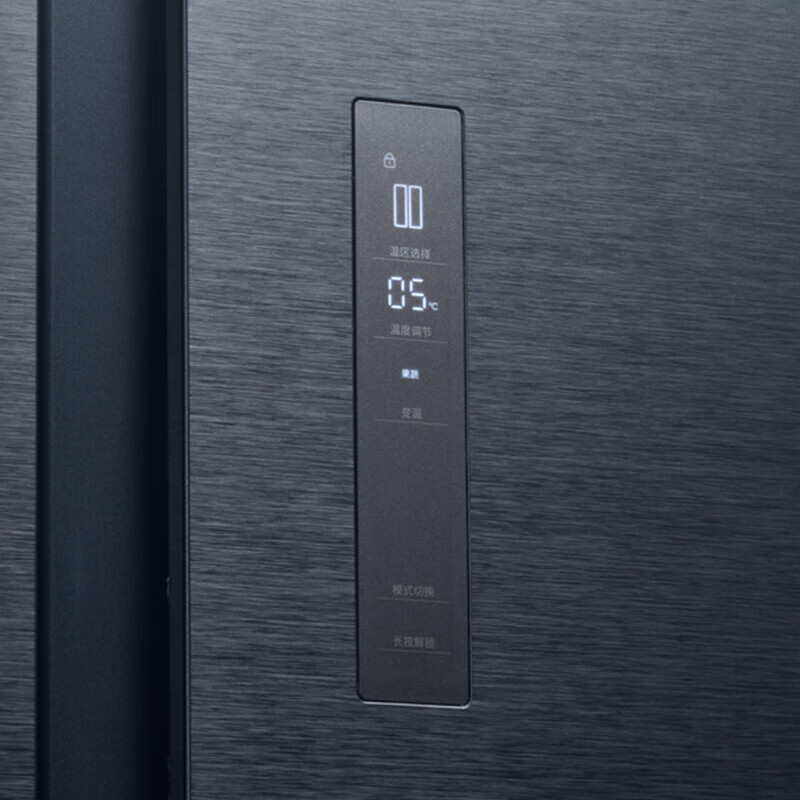 西门子512L超薄对开门双开家用电冰箱无界平嵌入式 风冷无霜大容量变温区抑菌清新 KA515691EC湖蕴蓝高清大图