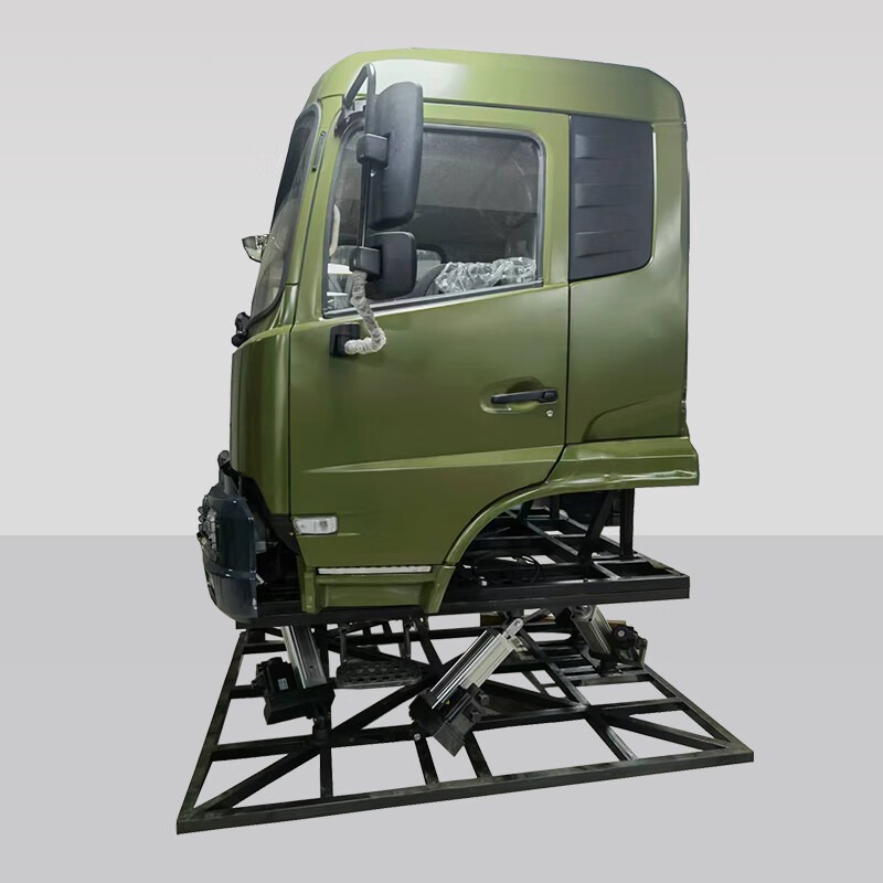 硕士王 SHUOSHIWANG 东风天锦实车头动感汽车驾驶模拟器重装备运输车训练系统高清大图