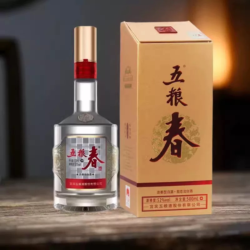 五粮液五粮春二代52度500ml*1瓶浓香型白酒高清大图