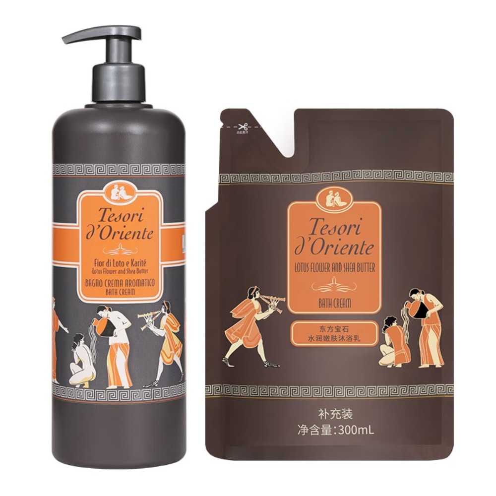 东方宝石 香氛沐浴乳水莲花香750ml+300ml高清大图