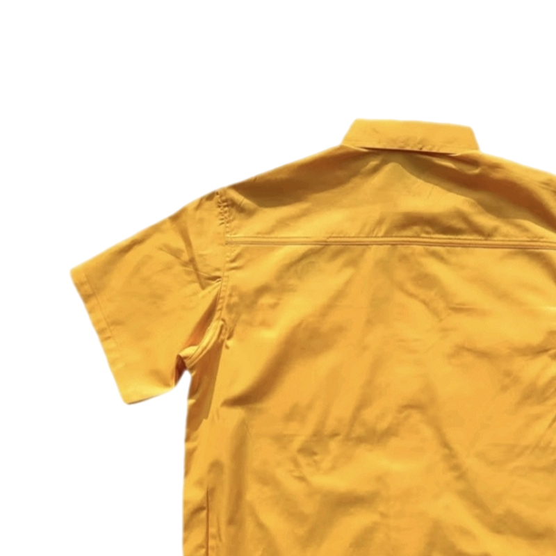 阿祺果 黄色夏季短袖工作服 LB-22Z9 件高清大图