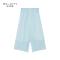 [1件3折价:48]米喜迪mecity童装夏季新款女童薄款宽松雪纺阔腿裤七分裤中裤
