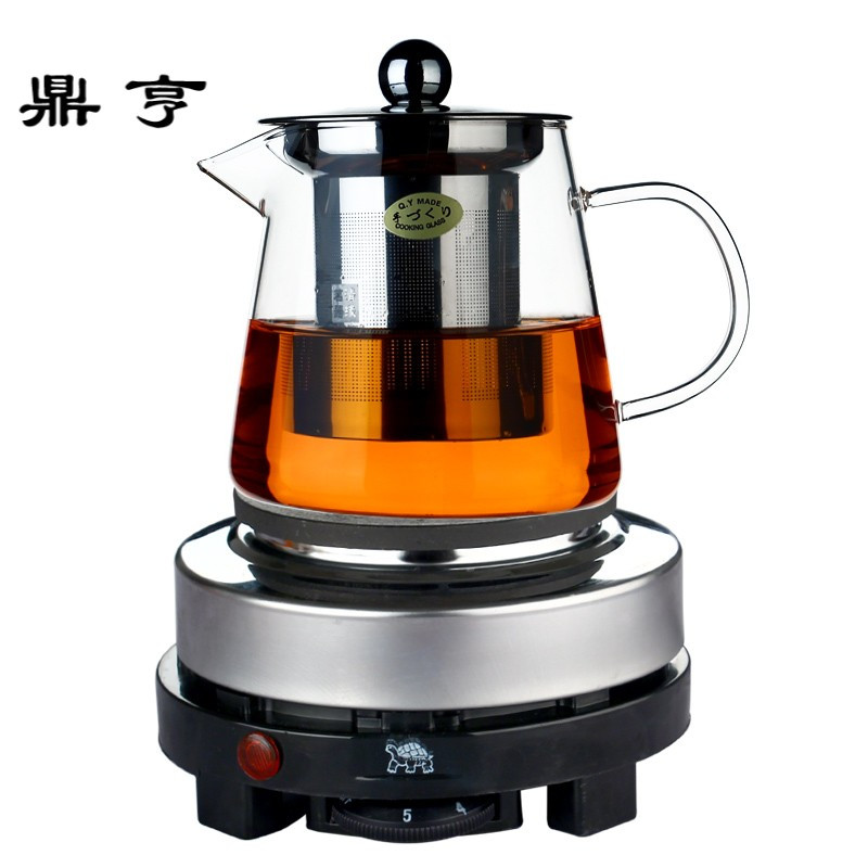 鼎亨耐高温玻璃茶壶煮茶器黑茶普洱茶泡茶壶电热茶炉文火加热保温