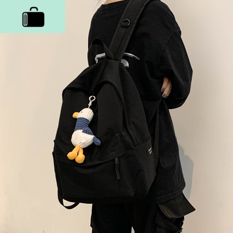 书包韩版原宿ulzzang女韩版高中学生初中生百搭ins风男背包双肩包NEW LAKE