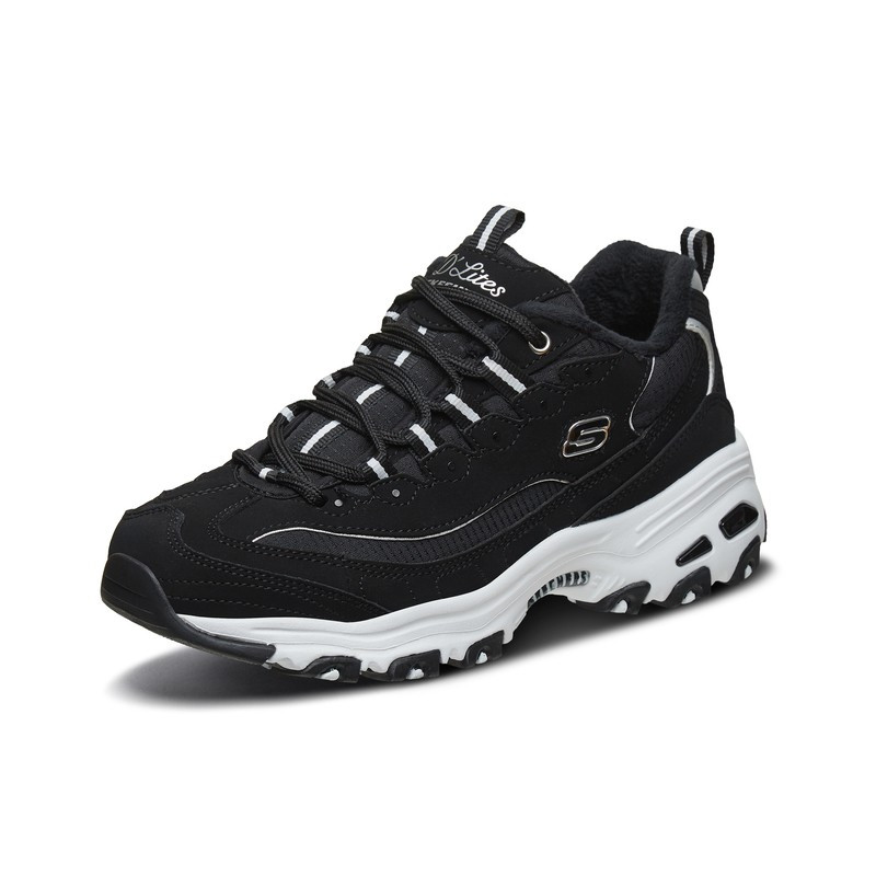 Skechers斯凯奇休闲鞋女鞋熊猫老爹鞋厚底运动鞋66666125