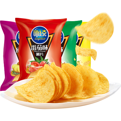 可比克薯片32g随机口味*10包