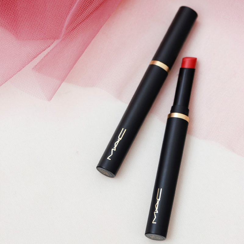 mac魅可黑魔杖细管口红哑光滋润显白显色