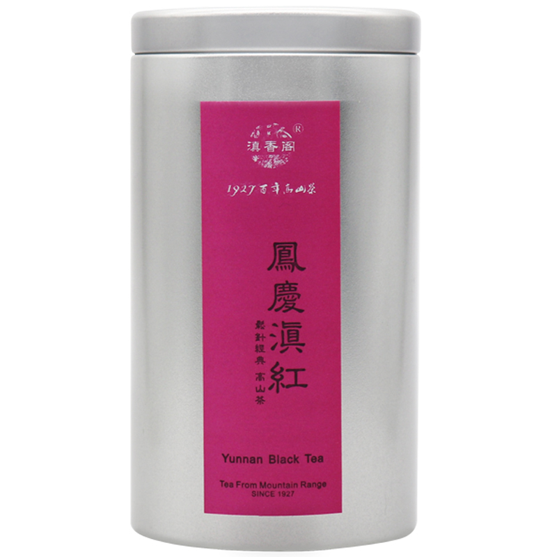 滇香阁-松针礼茶(春)100g罐装 云南凤庆头春滇红松针 红茶 茶叶 香气醇厚