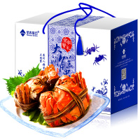 【活蟹】星农联合大闸蟹六月黄螃蟹活蟹礼盒1.8-2.2两8只