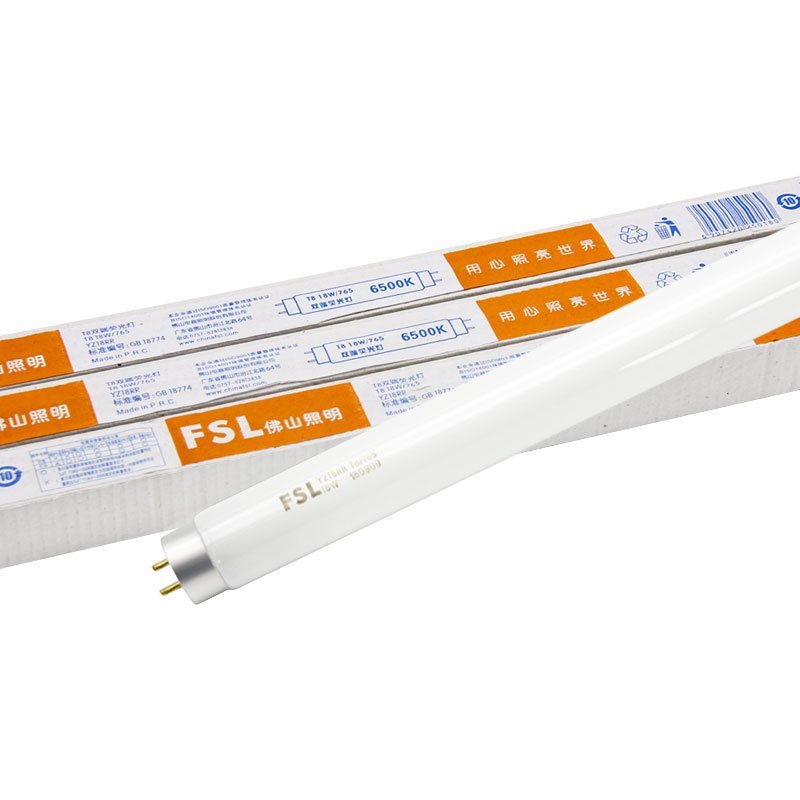 佛山照明 FSL 日光灯管 T8 15W/765 佛山 (25支装)6500K