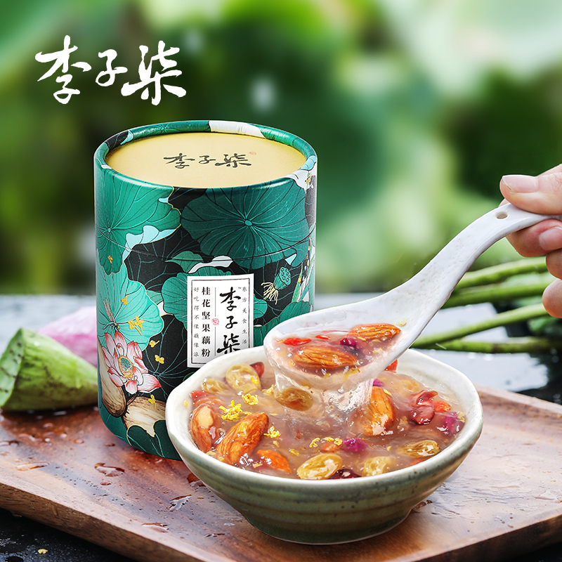 李子柒桂花坚果藕粉258g