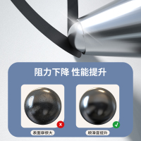 得力S01中性笔0.5mm弹簧头(红) 12支装
