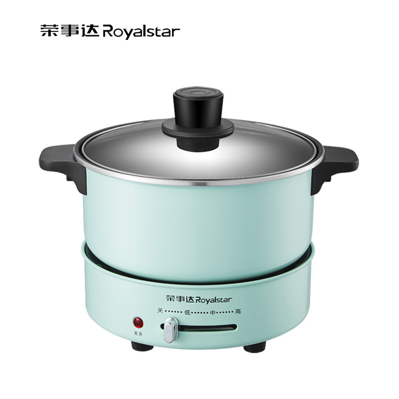 3L电火锅 RHG-B30F3 荣事达移动复古分体电炒锅电热锅(单位:个)