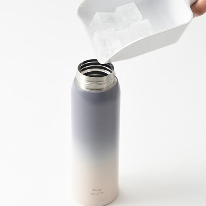 BRUNO博鲁诺水杯480ml超轻量八角盖BHK259-DGY(颜色随机)高清大图