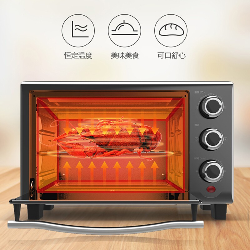 云米 VO1601 电烤箱家用烘焙多功能全自动小蛋糕烤箱 16L 黑色 单位：台