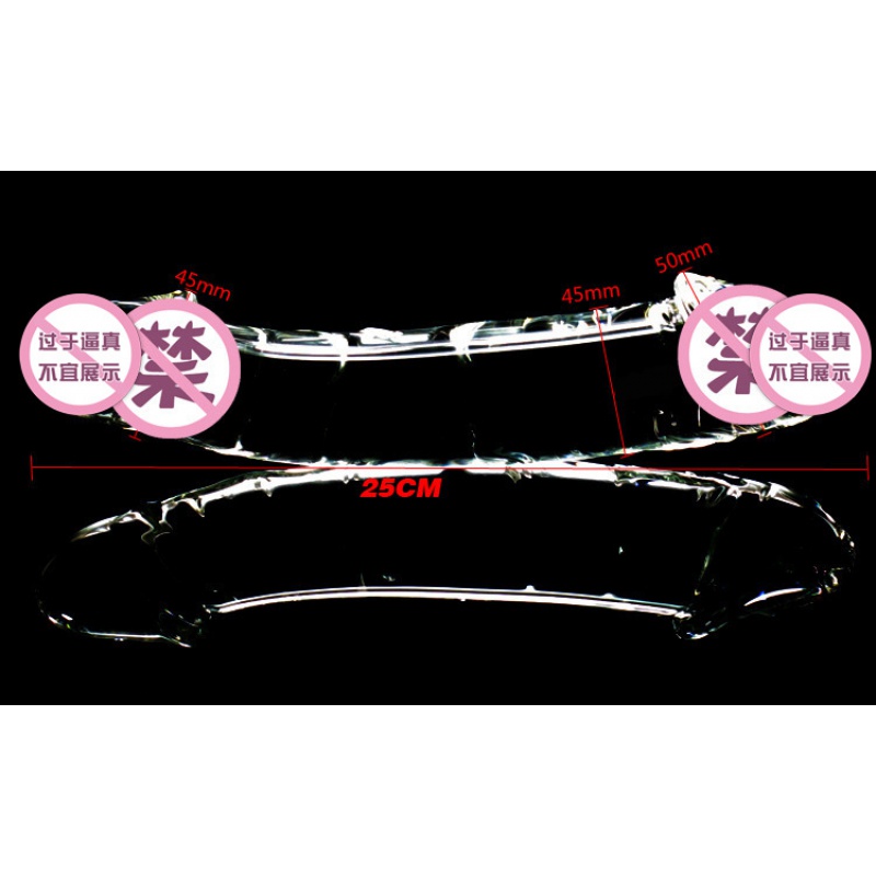 大号双头龙水晶玻璃阳具女用自嗨玩具成人性用品镇店摆件夫妻玩具高清大图