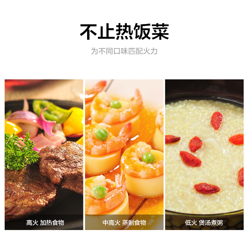 格兰仕 20升 快捷家用 六档火力旋钮 易清洁 小型迷你微波炉P70D20TL-D4 1-2人适用