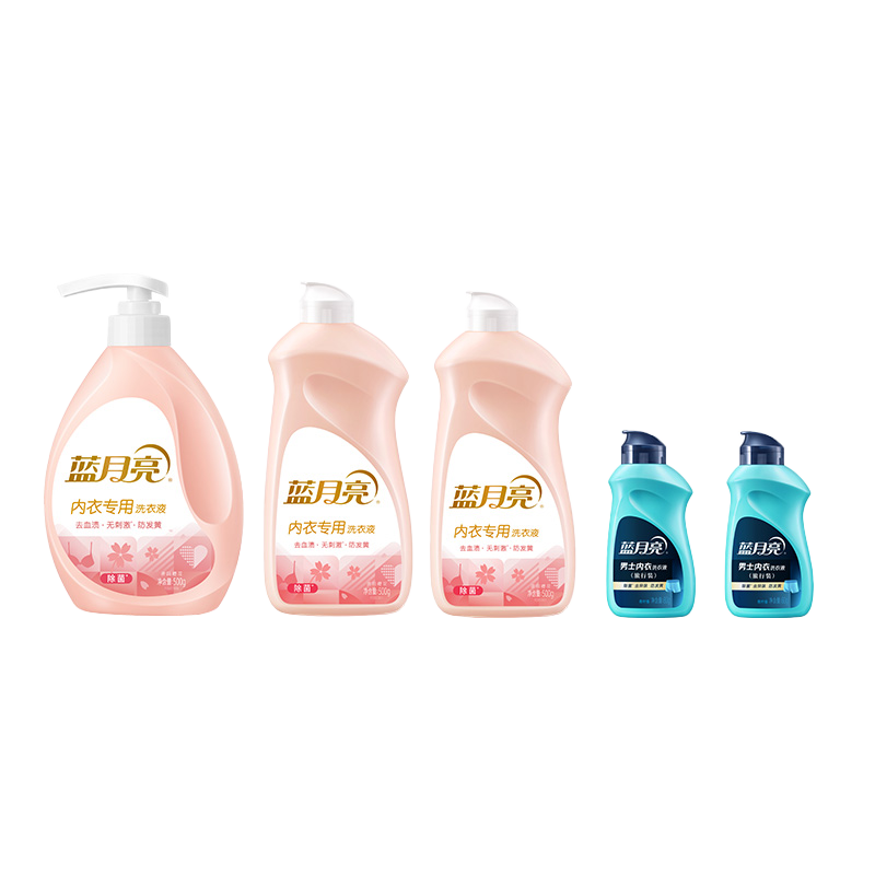 蓝月亮内衣专用洗衣液樱花粉套装C