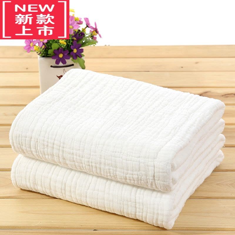 可莉允纱布婴儿浴巾新生儿浴巾宝宝柔软儿童毛巾被盖毯吸水加厚图片