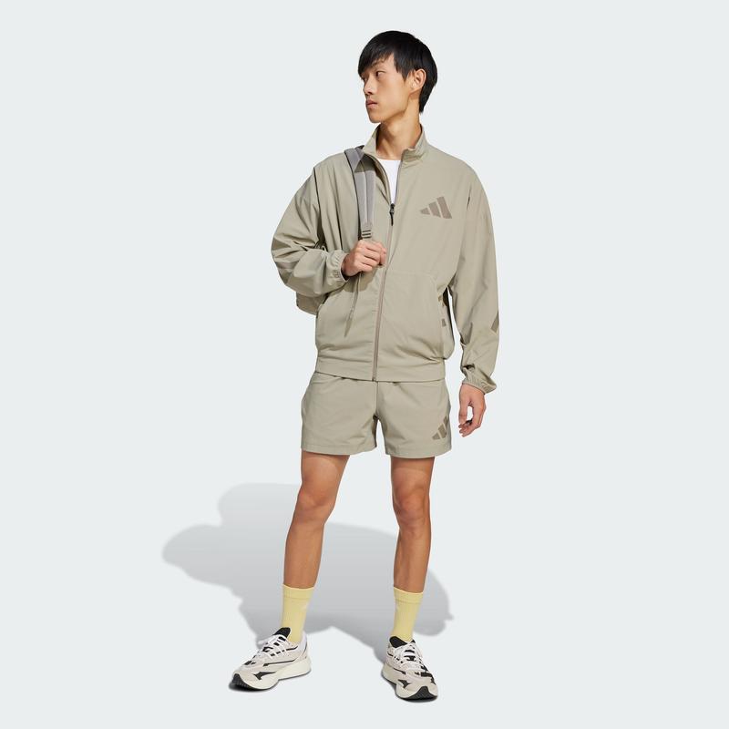 阿迪达斯(adidas)阿迪达斯男款运动夹克防风透气保暖轻便训练外套高清大图