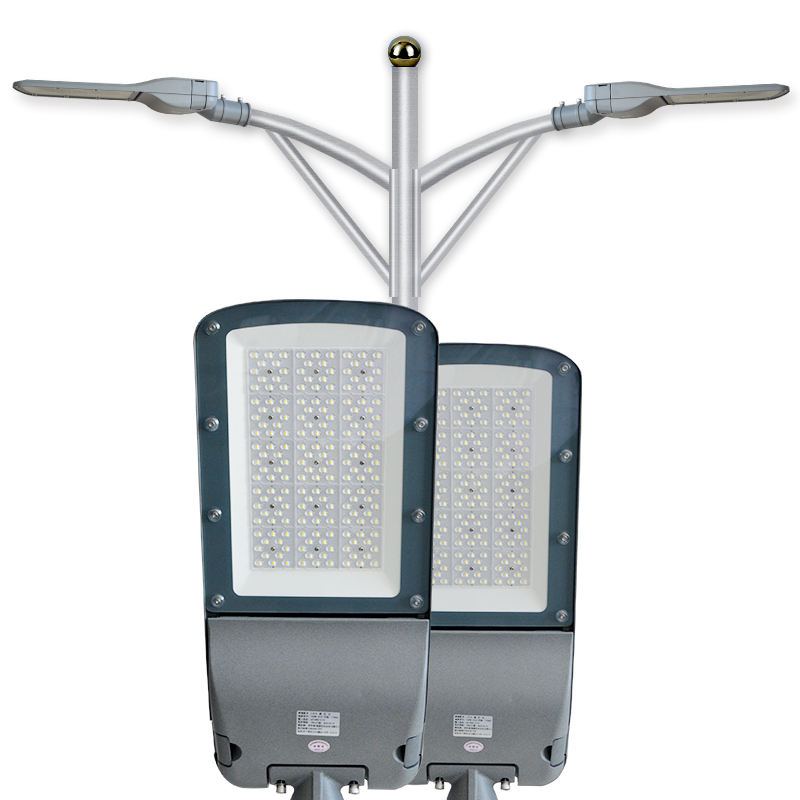 格瑞捷LED路灯杆双臂8米(含2盏150W灯头)组高清大图
