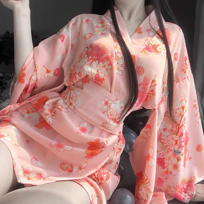 suntek大码情趣内衣和服睡袍挑逗套装浴袍日式性感诱惑大码胖mm制服