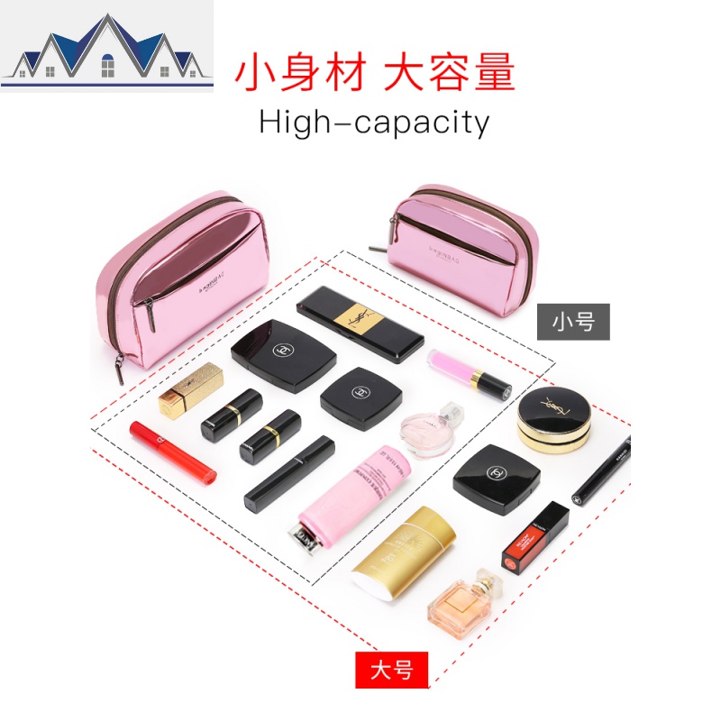 化妆包女小号便携网红韩国可爱口红日系随身少女心2019新款收纳袋 三维工匠收纳包高清大图