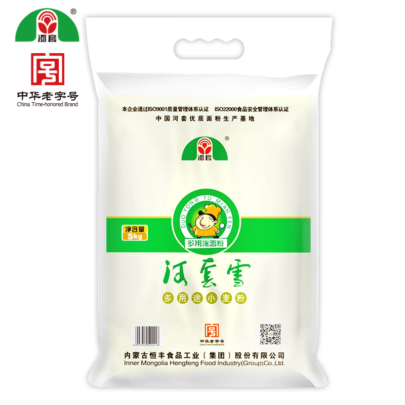 河套雪5kg中华老字号小麦粉