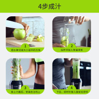 ERGO CHEF 榨汁机 My juicers3代MJ301A便携600随行杯原汁机辅食榨汁杯1档家用多功能果汁料理机