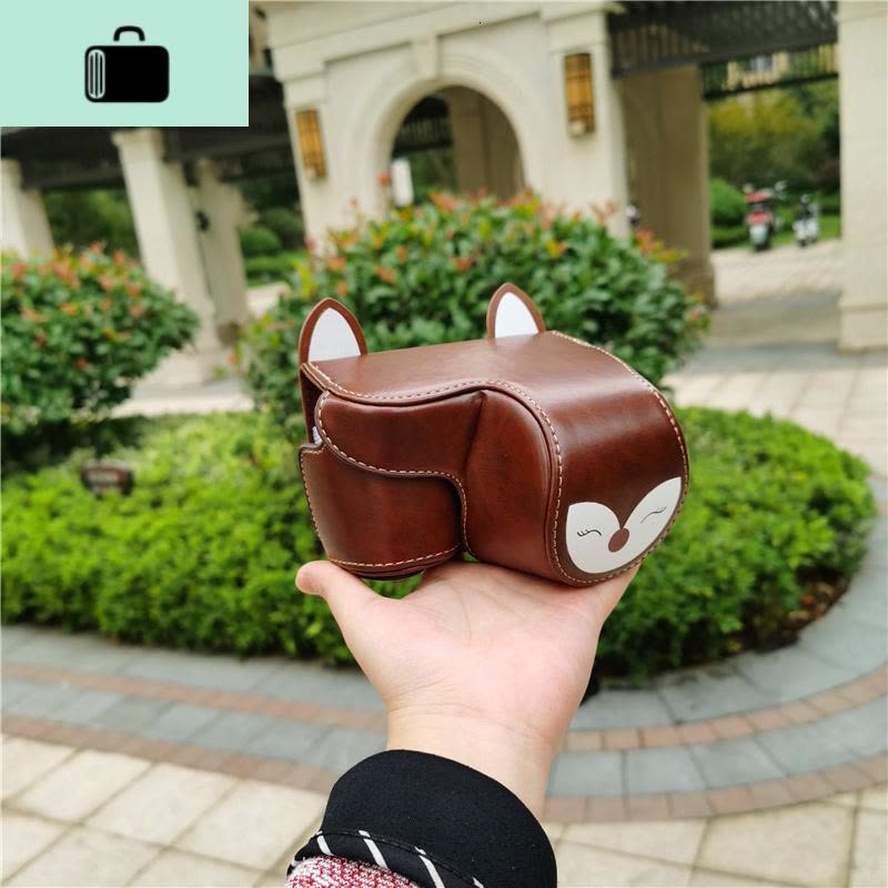 NEW LAKE便携M50佳能M6相机包200D皮套M100索尼A6000 富士XT10/XT20[16-50数码相机包图片