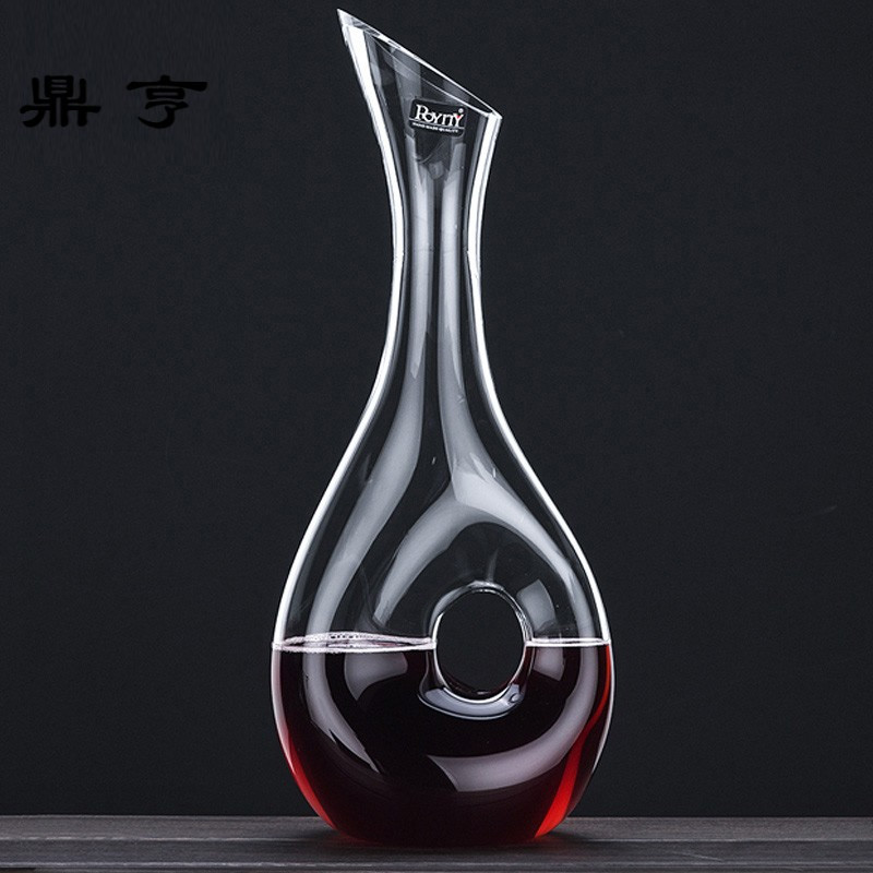 鼎亨无铅水晶红酒醒酒器蜗牛形干红葡萄酒玻璃醒酒壶分酒器欧式家