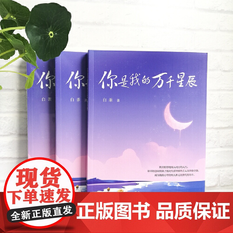 你是我的万千星辰 白茶 台海出版社 正版书籍高清大图