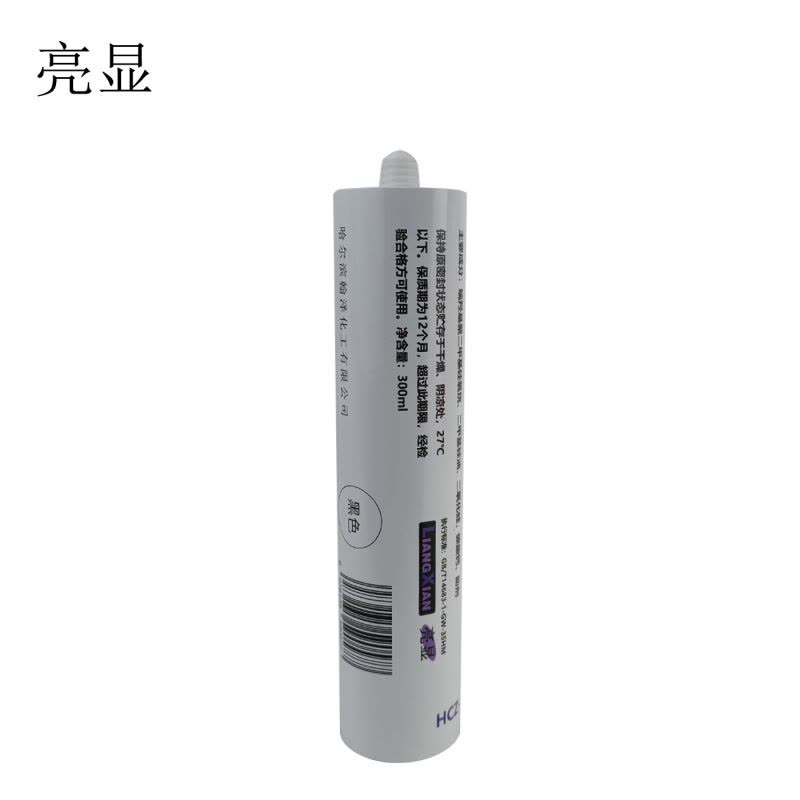 亮显 中性硅酮耐候胶 HCZ-193 黑色 300ml/支图片