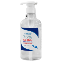 施尔洁75%酒精免洗洗手液 护理抑菌凝胶消毒剂免洗500ML-1瓶装(100件起拍,单拍不发货)