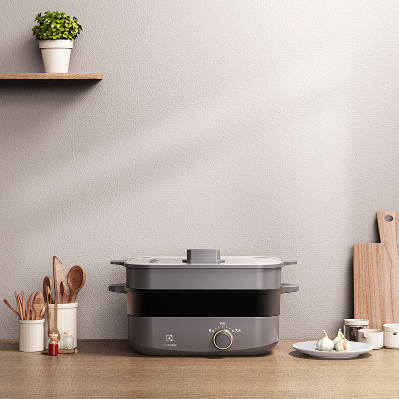 伊莱克斯(ELECTROLUX) 4.5L多功能料理锅EGHP6120