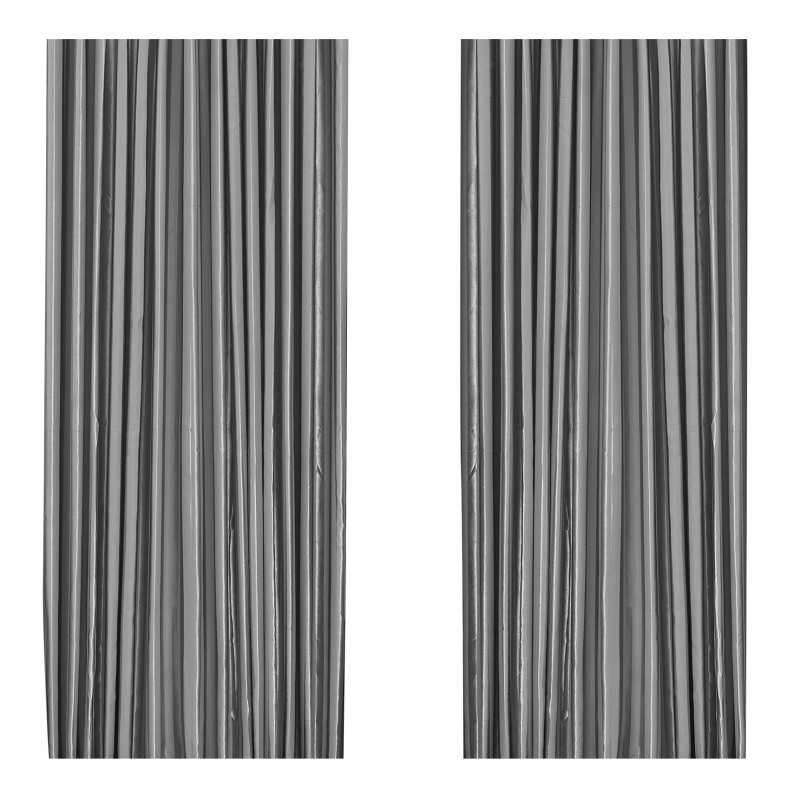 亿铁 窗帘布帘定制色加厚 6*2.6m 副高清大图