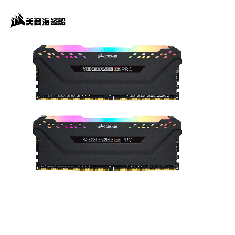 美商 海盗船(USCORSAIR) 32GB(8G×4连号)DDR4 4266 台式机内存条复仇者RGB PRO灯条高清大图
