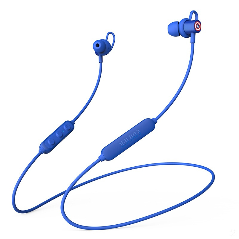 漫步者 (EDIFIER) W281BT 磁吸入耳式 无线运动蓝牙线控耳机 手机耳机 音乐耳机 可通话 美队版