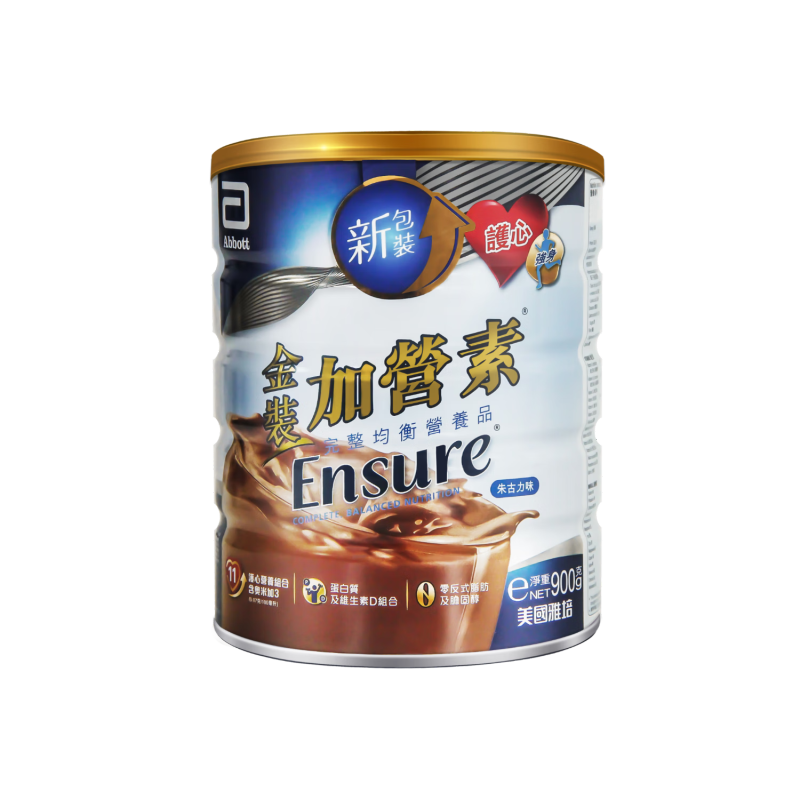 原装进口香港港版雅培 港版雅培Abbott 金装加营素均衡营养粉900g/罐(朱古力味)高清大图