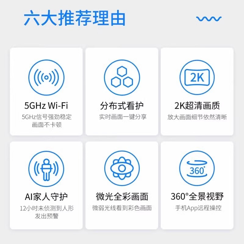 小豚当家AI全彩摄像头 双频版 128G内存卡 (支持鸿蒙智联) 5G双频Wi-Fi 微光全彩 AI人形侦测/移动追踪