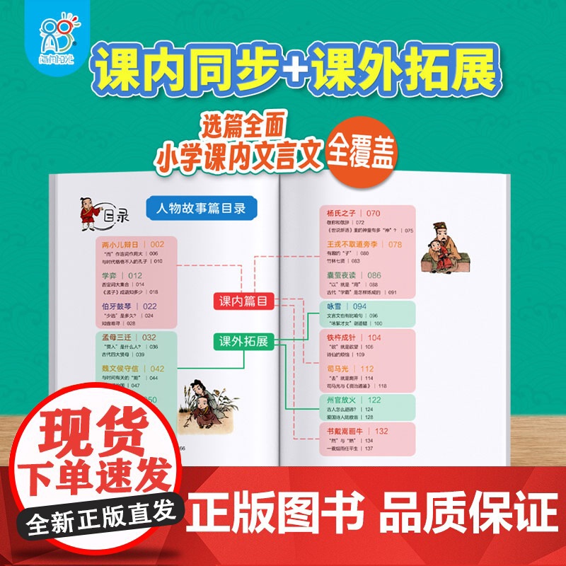 你好小古文全4册 北大博士的精品古文课 6-9-12岁中小学生古文漫画绘本 走进小古文 涵盖新语文教材 古文常考点 漫画高清大图