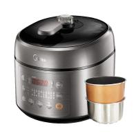 美的电压力锅 MY-SS5053P双胆5L 智能家用高压饭煲正品 不锈钢内胆 底盘加热 预约功能;保温功能;定时功能