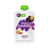 [日期新鲜][旗舰店官方正品]小皮果泥西梅香蕉树莓草莓谷物苹果泥100g*1袋装婴幼儿无添加盐糖水果蔬菜宝宝辅食初尝6月