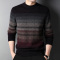 免费试穿冬装羊绒衫男春装保暖加厚条纹羊毛衫男士毛衣中青年针织打底衫潮品牌毛衣男商务休闲大码毛线衣正品