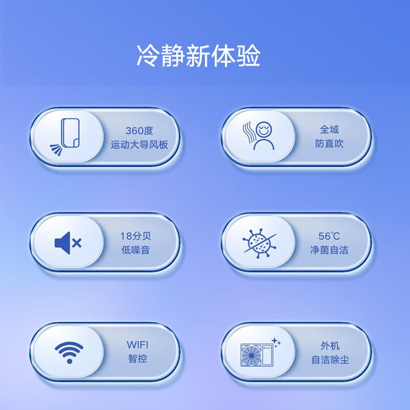 格力皓雪白1.5匹新1级变频冷暖空调KFR-35GW顶配节能约12-23㎡高清大图