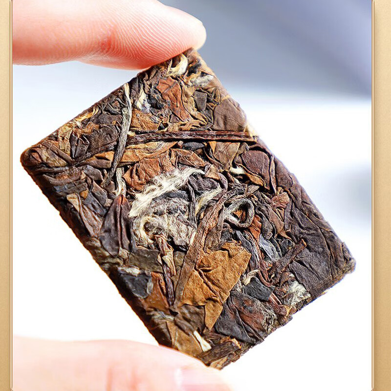 素言茶坊 吉祥如意2018年福鼎寿眉白茶饼干精美茶礼高清大图